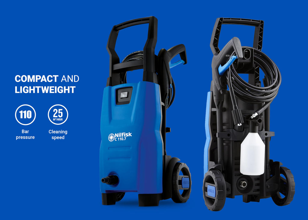 Nilfisk C 110.7-5 High Pressure Washer | 110 Bar Compact Jet Washer