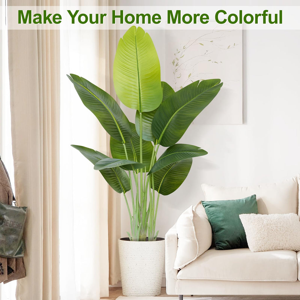 Keeplush 120CM Artificial Bird of Paradise Plant | Faux Banana Tree