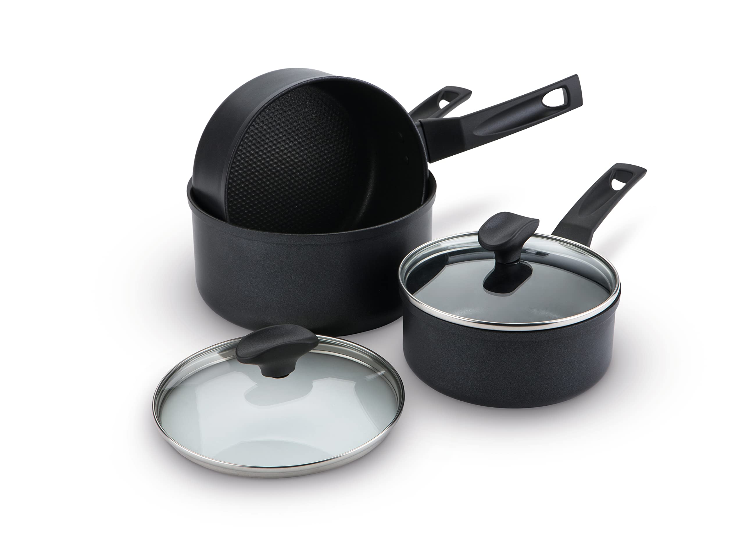 Prestige 9x Tougher 3 Piece Saucepan Set | Non-Stick Induction Cookware