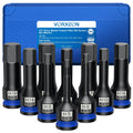 VORXEON 10-Piece 1/2" Impact Hex Socket Set | Heavy Duty 42CRMO Steel