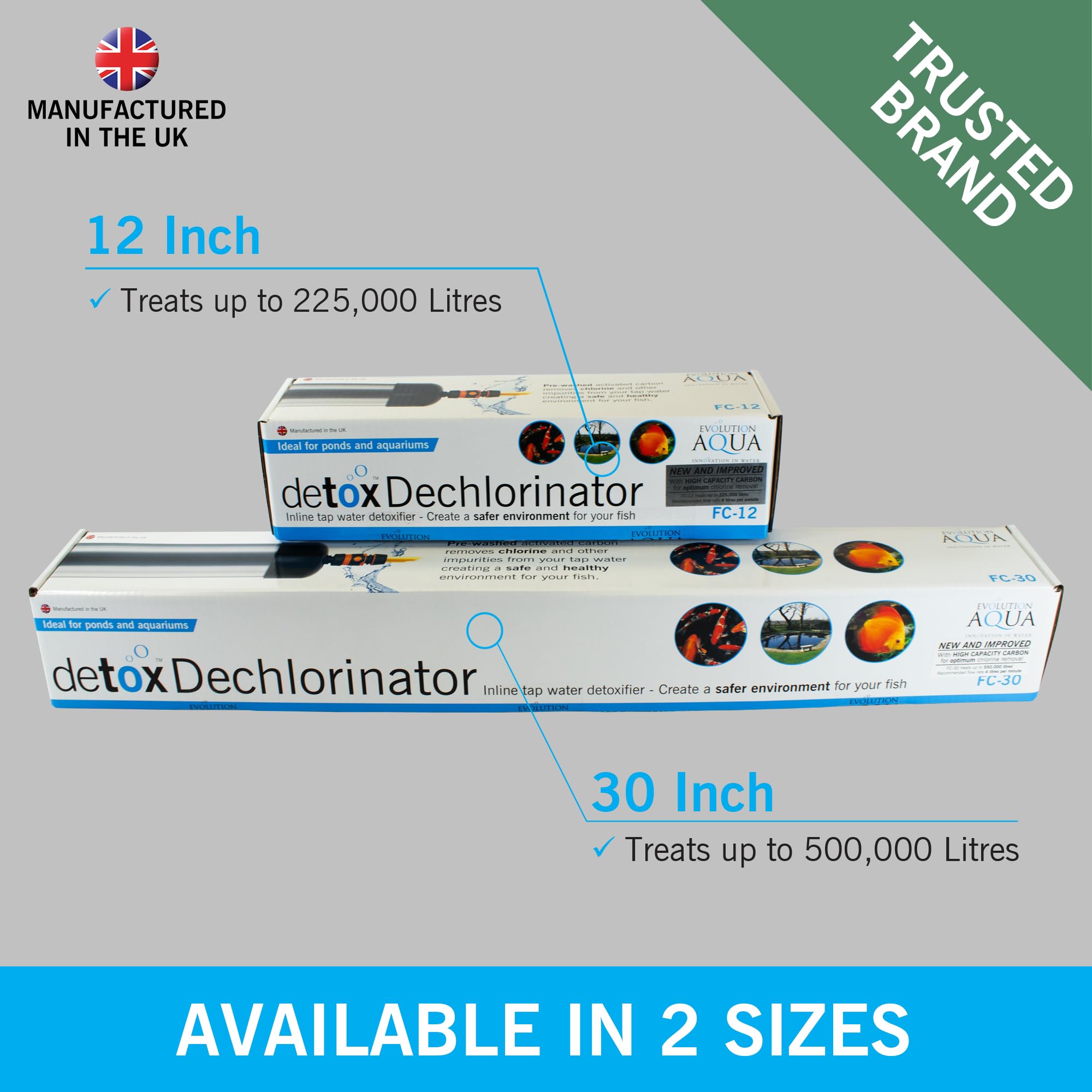 Evolution Aqua Pond Dechlorinator | Inline Activated Carbon Water Filter
