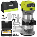 DEWINNER 710W Electric Palm Router – 6 Speed Wood Trimmer with Bits