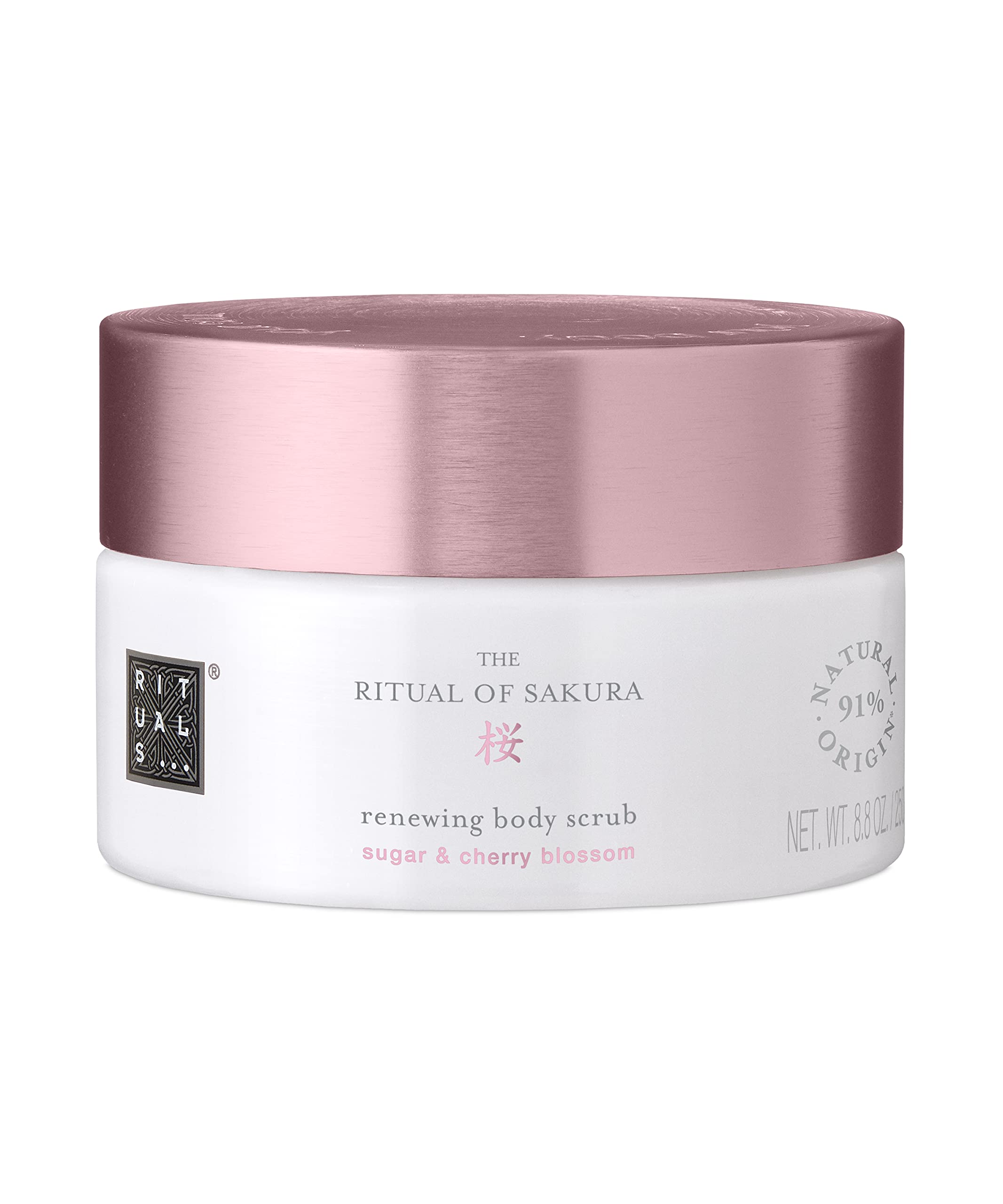 Rituals Sakura Renewing Body Scrub – Natural Sugar & Oil Exfoliator