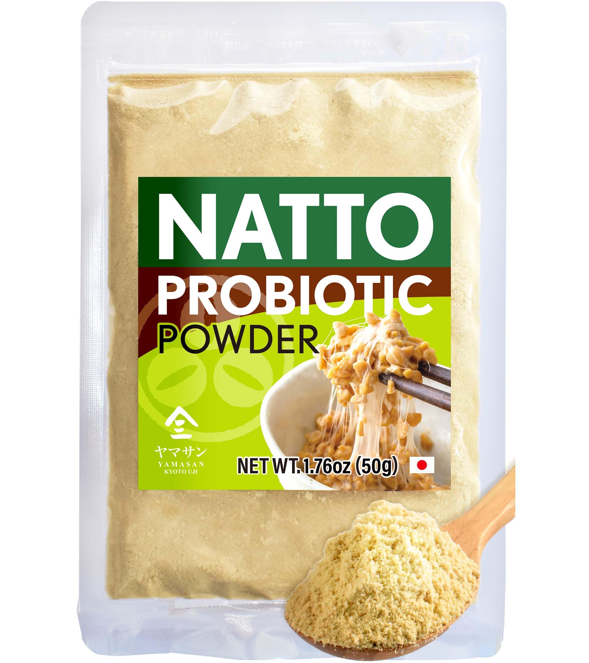 Yamasan Kyoto Uji Japanese Natto Fermented Soybean Powder – 50g