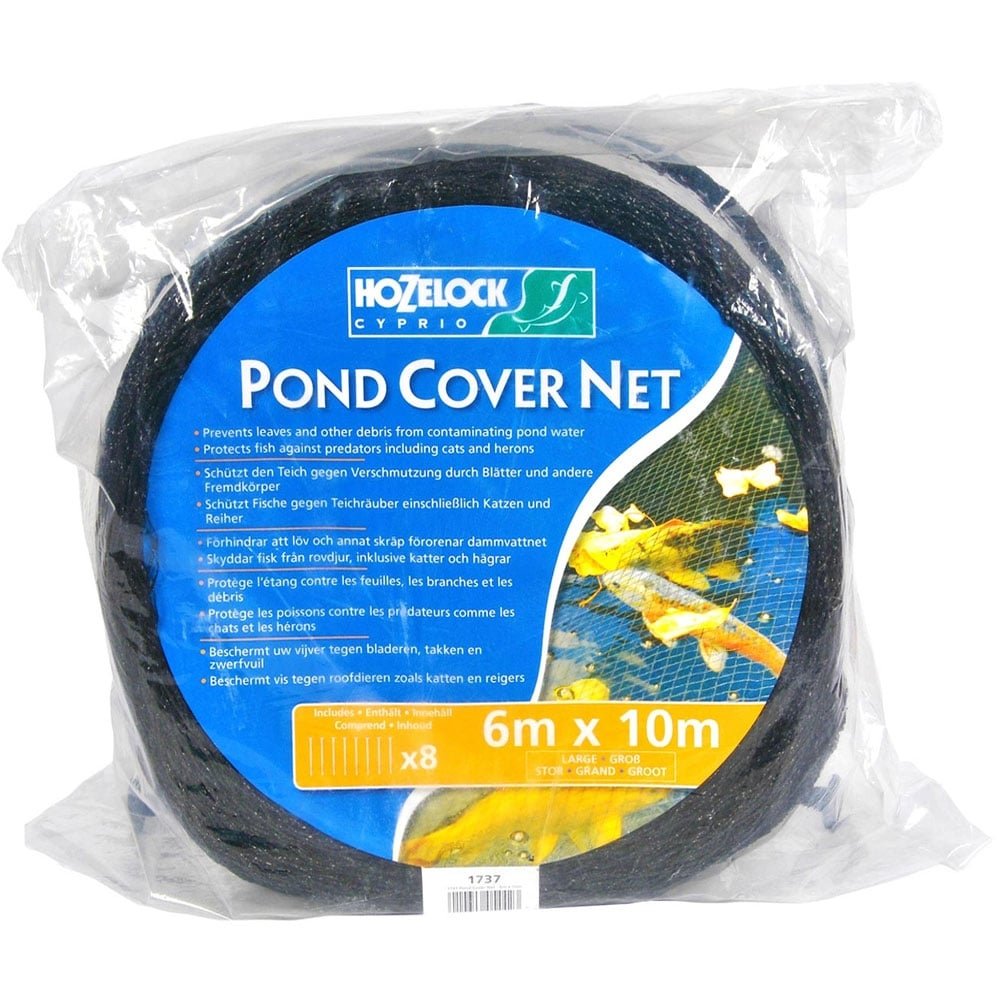 Hozelock Pond Protection Net 6 x 10 m with Stakes