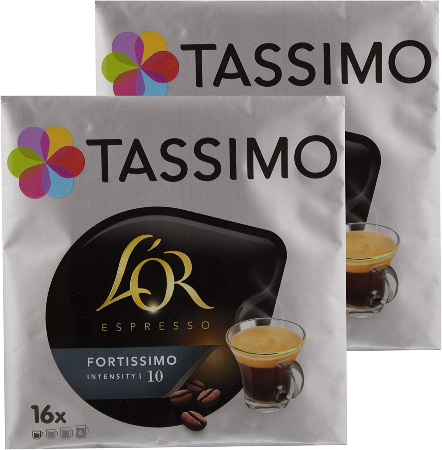 Tassimo L'Or Fortissimo Espresso Coffee Pods – 32 T-Discs (2 Pack)