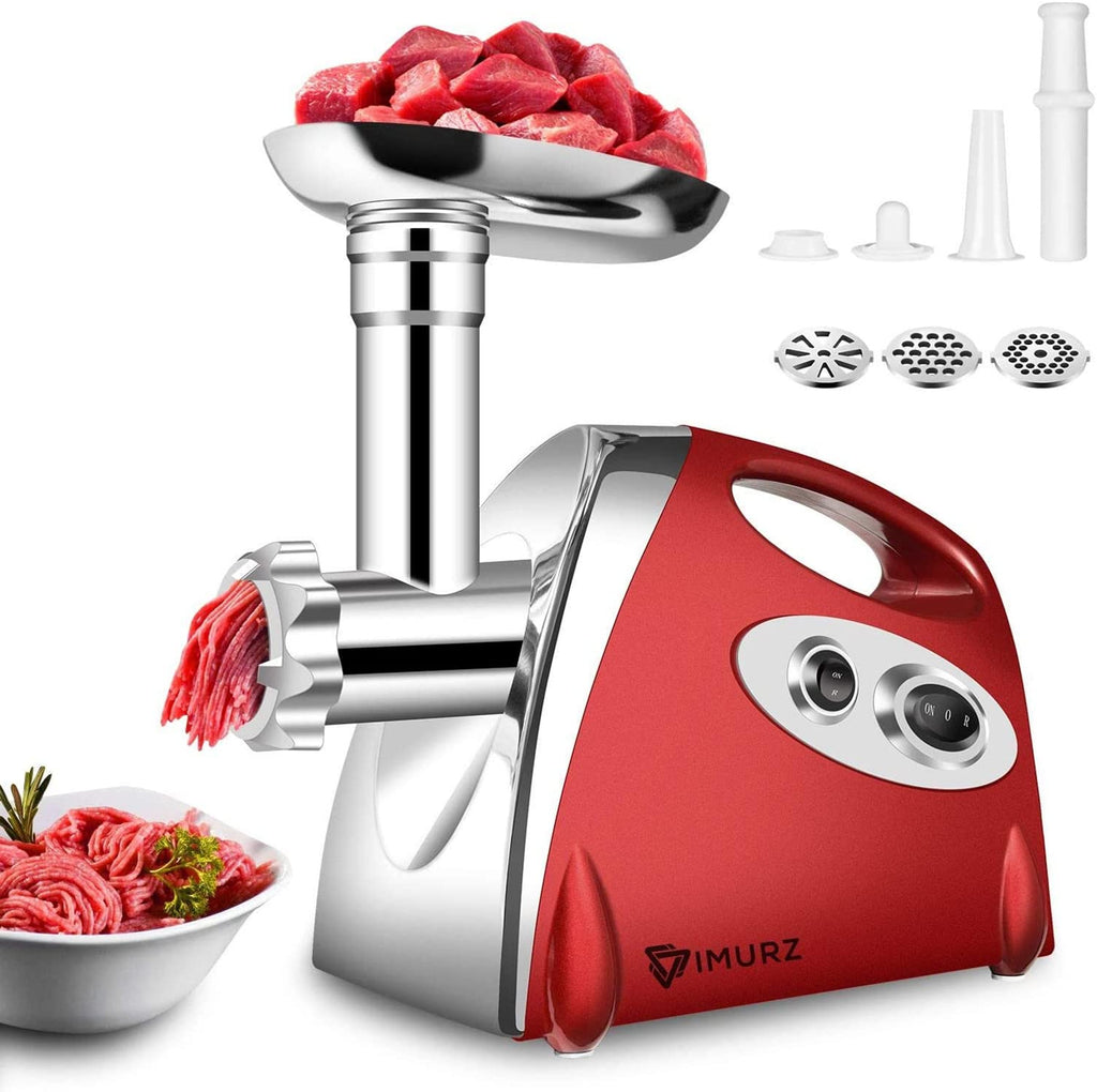 IMURZ Electric Meat Grinder – 2800W Household Sausage Maker & Mincer