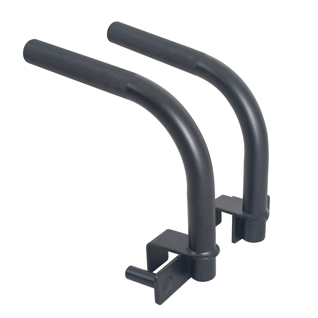 Sunny Health & Fitness Power Rack Dip Bar Attachment - Heavy Duty Steel
