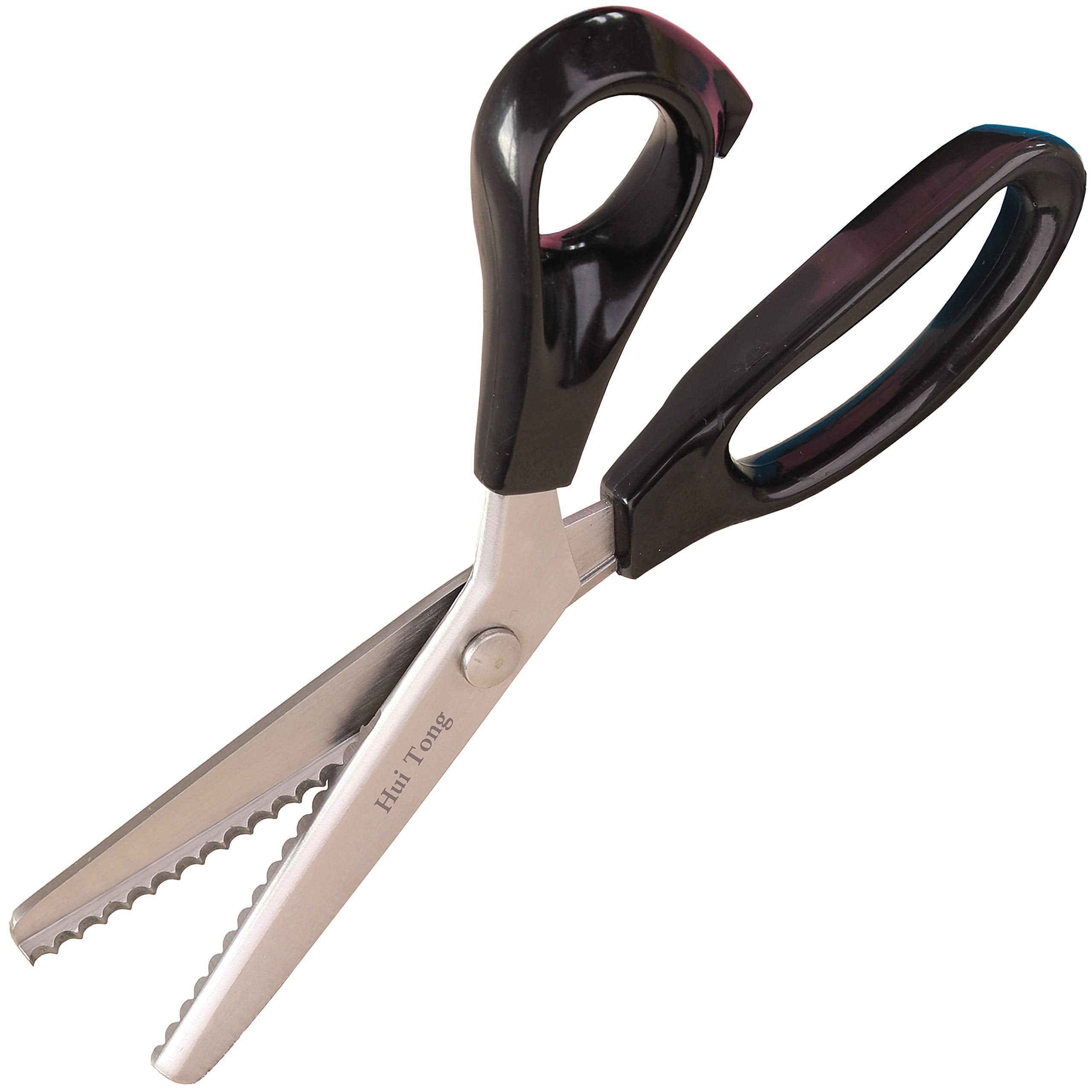 Hui Tong Scalloped Pinking Shears – 5mm Fabric Scissors for Sewing