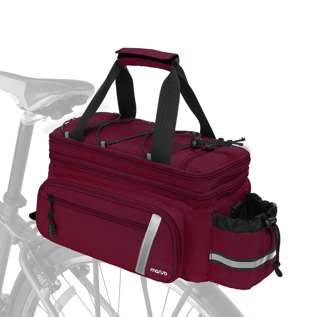 MOSISO Insulated Bike Rack Bag | 8L Waterproof Trunk Bag with Rain Cover