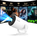 Tecaki Mini Projector – Android 14 Portable 1080P WiFi 6 Home Cinema