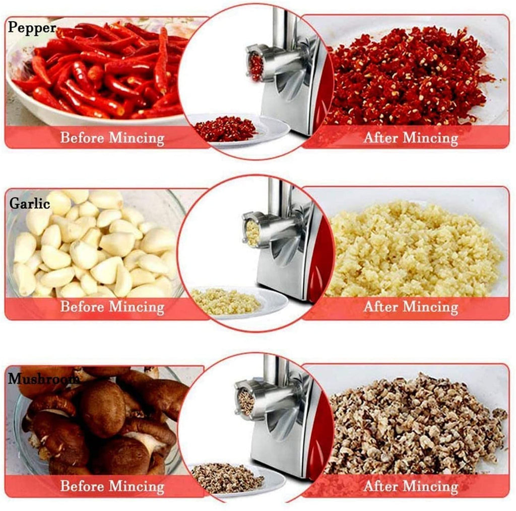 IMURZ Electric Meat Grinder – 2800W Household Sausage Maker & Mincer
