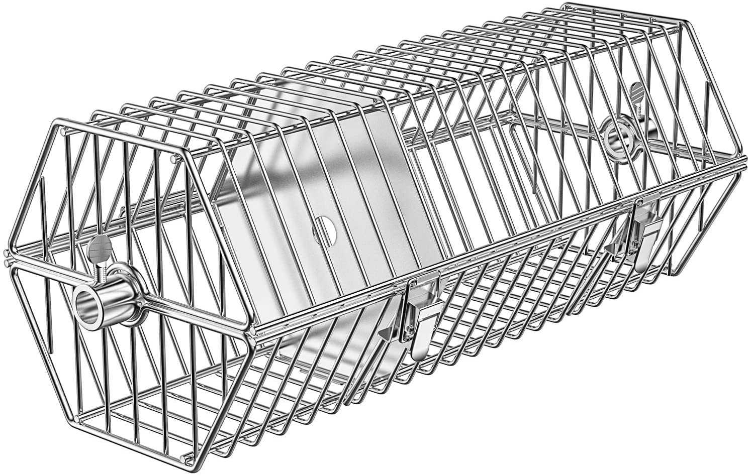 Onlyfire Stainless Steel Round Tumble Rotisserie Basket for Gas Grills