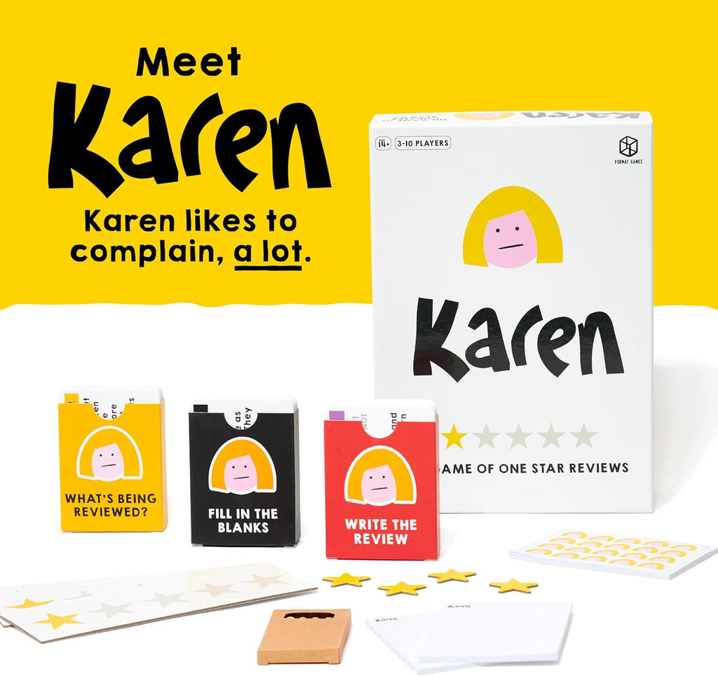 Karen Board Game by Snaps | Hilarious Bluffing Party Game for Adults