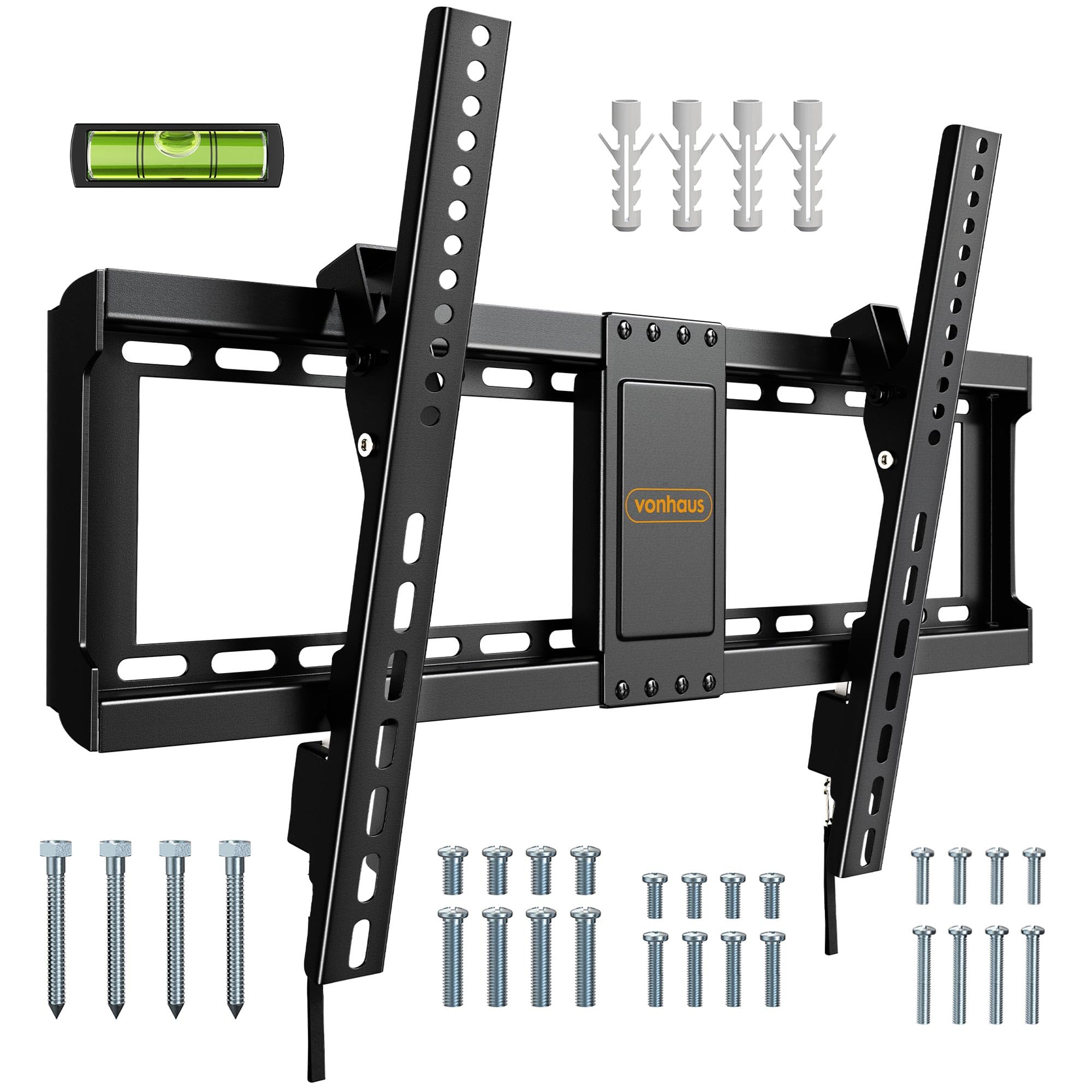 VonHaus Tilt TV Wall Bracket for 37-85" Screens | 75kg VESA Mount