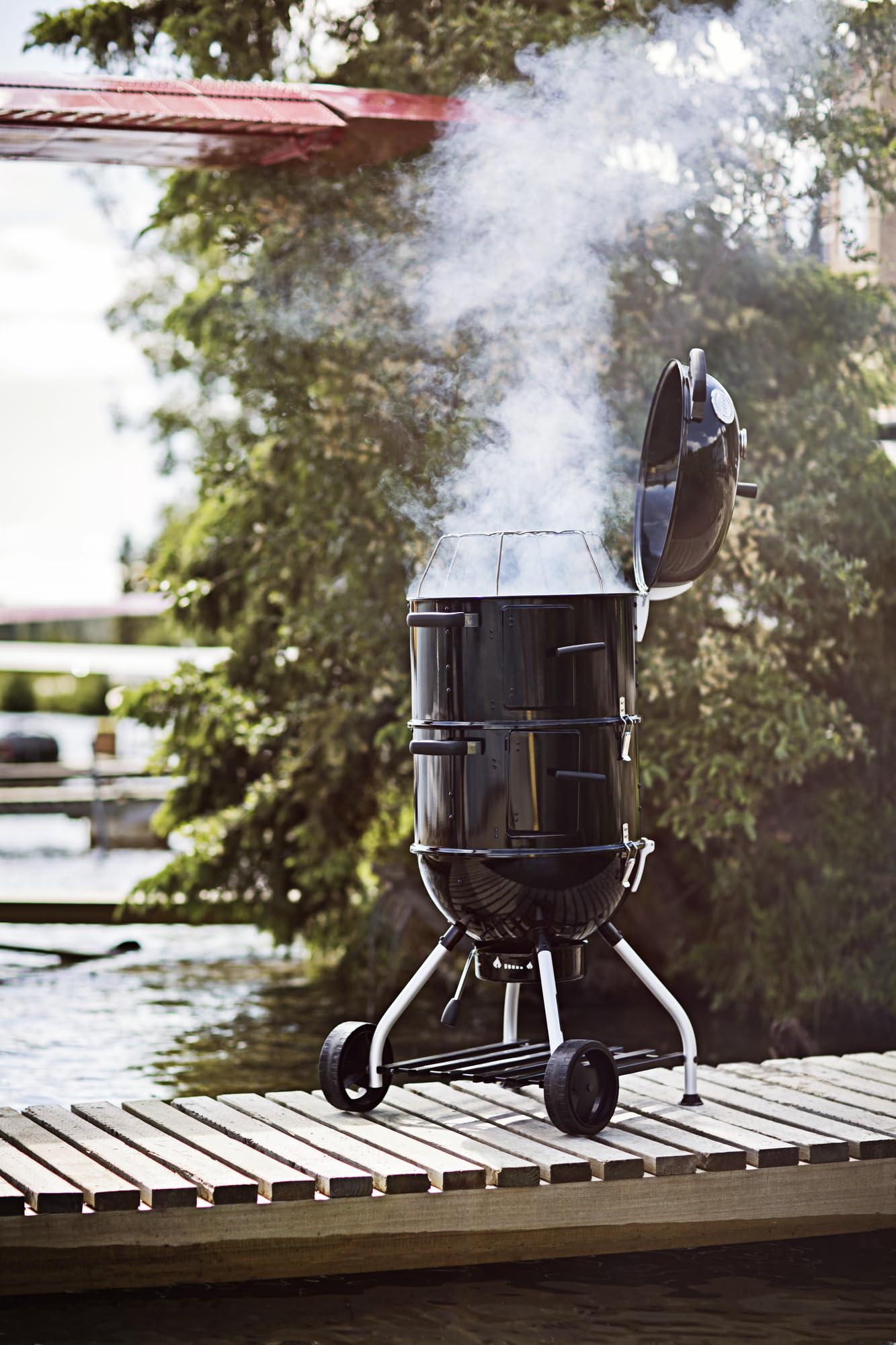 Rösle Smoker Protective Cover No.1 F50/F50-S – Waterproof Black Polyester