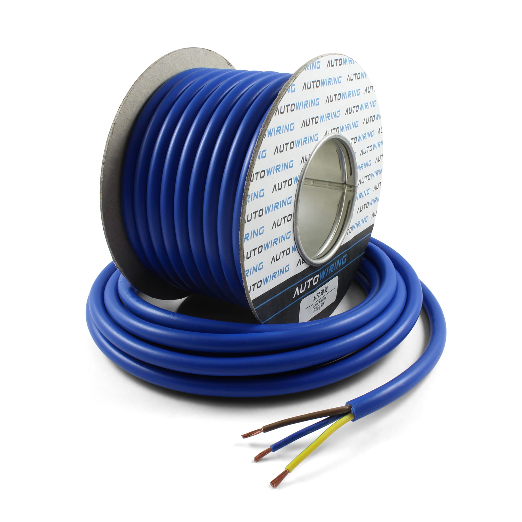 Jolof Store Arctic Grade Blue Flex 2.5mm 3 Core Heavy Duty Cable - 10m