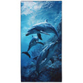 YISUMEI Ocean Dolphin Beach Towel | Extra Large Quick Dry Microfibre