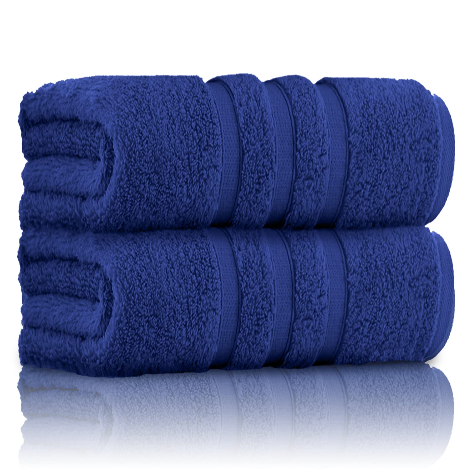 GC Gaveno Cavailia Zero Twist Cotton Bath Sheet – Electric Blue, 550 GSM