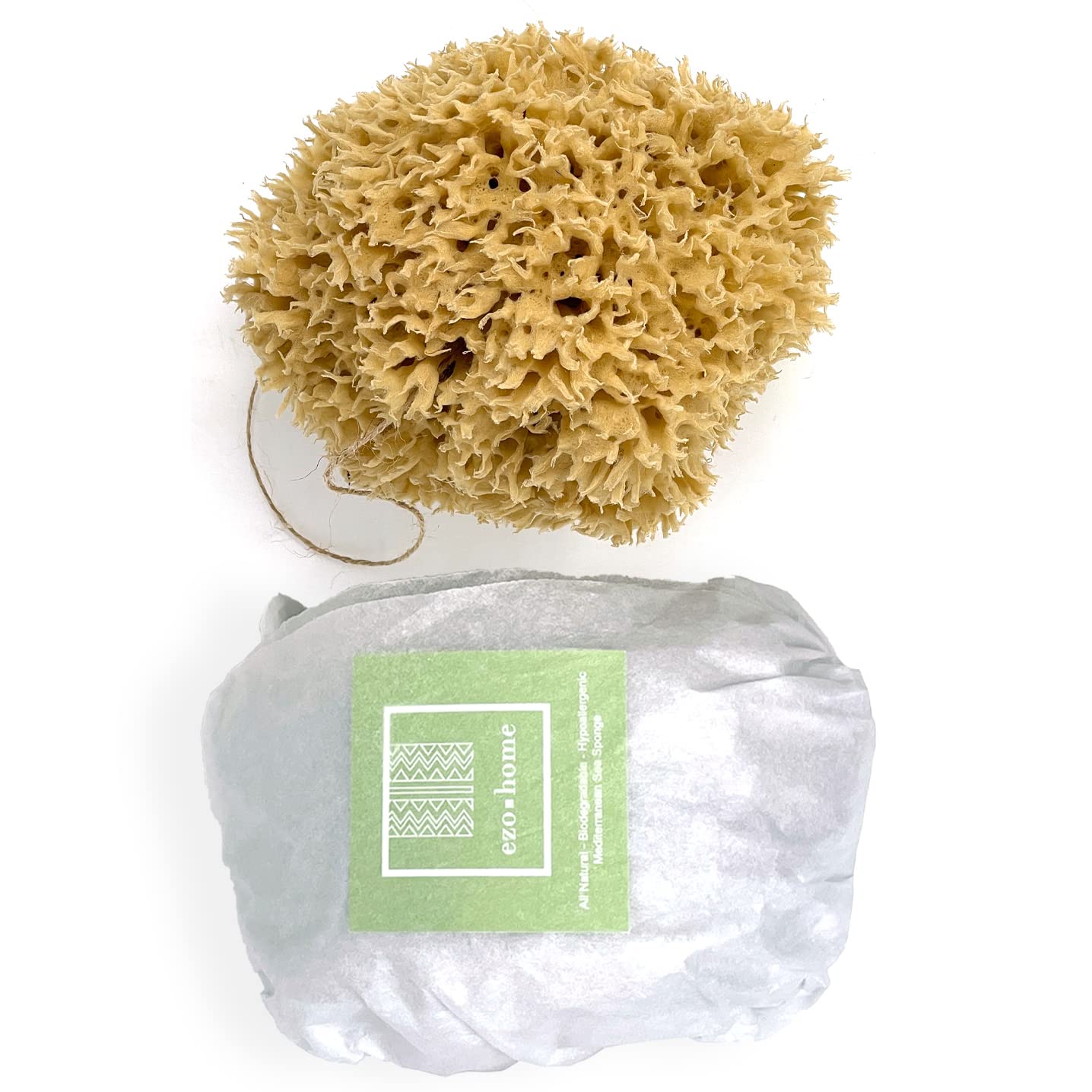 Natural Honeycomb Sea Sponge – 14cm Unbleached Bath & Art