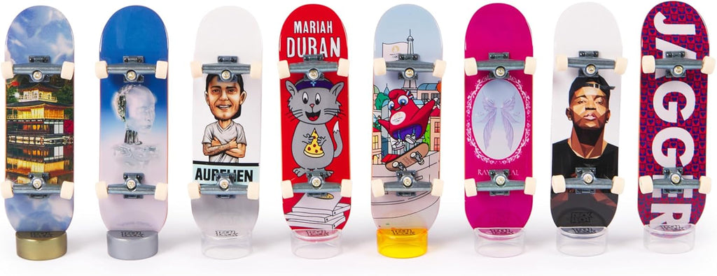 Tech Deck Paris 2024 Olympic Games Fingerboards 8-Pack – Mini Skateboards