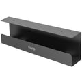 VIVO 17 inch Under Desk Cable Management Tray - Black Cord Organizer