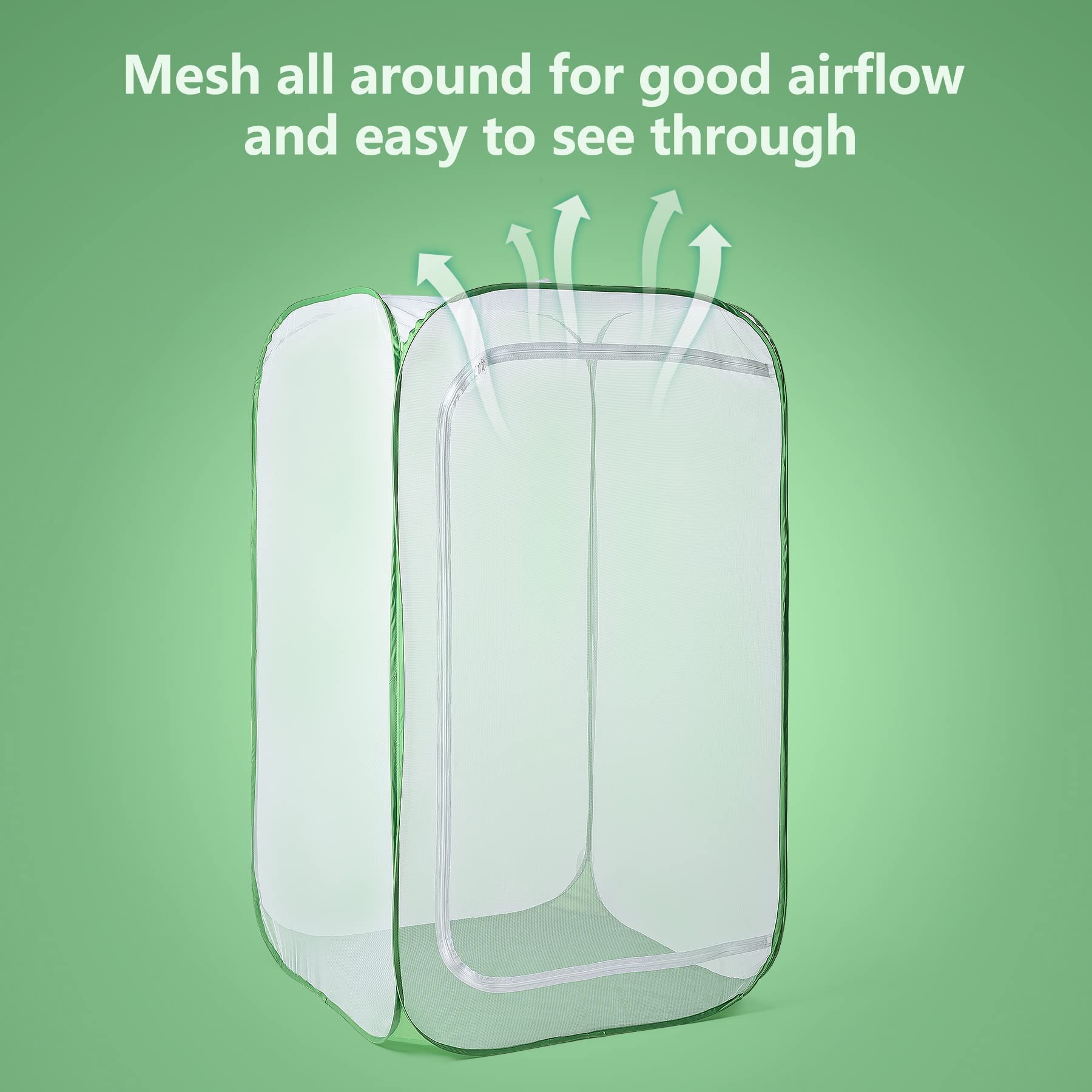Pop-Up Plant Enclosure – 36" Mesh Garden Cage for Pest Protection