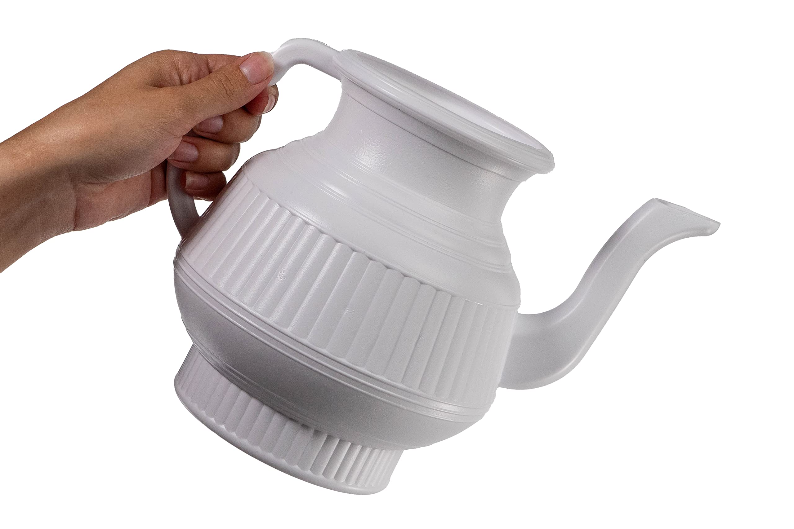 Plastic Lota Bodna | 2.25L Toilet Wash Jug - White