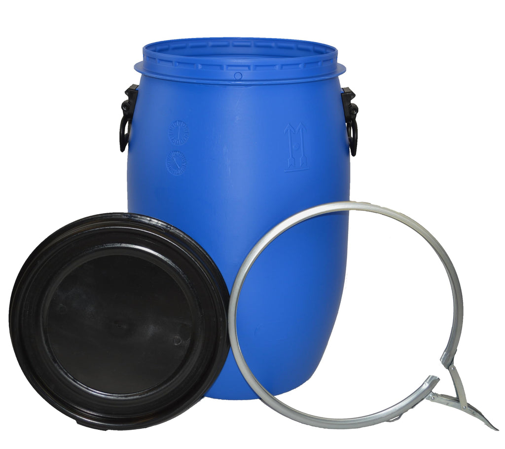 30L Blue Plastic Storage Drum – UN Approved Food Grade Keg