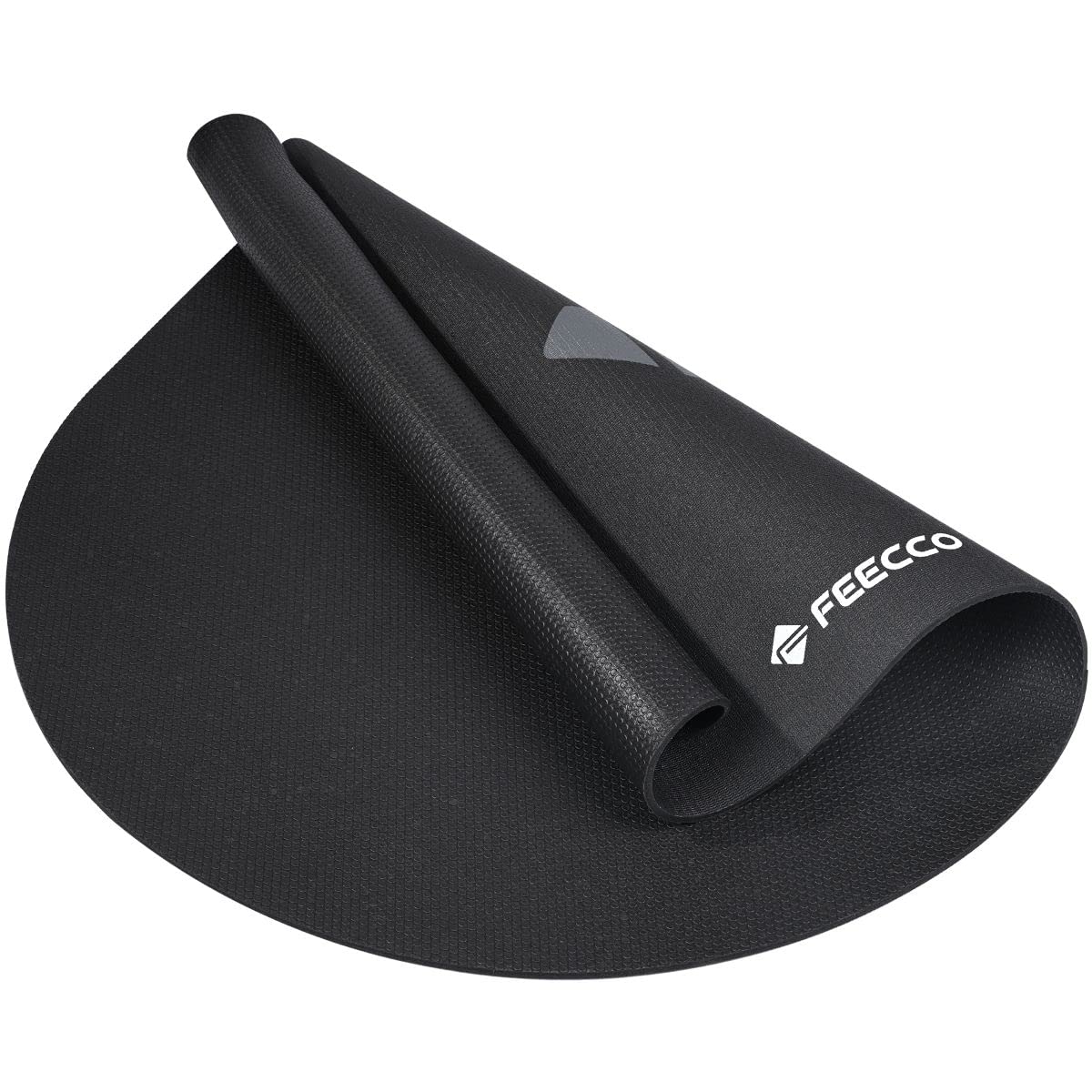 FEECCO Jump Rope Mat – 7mm High-Density PVC Non-Slip Skipping Mat