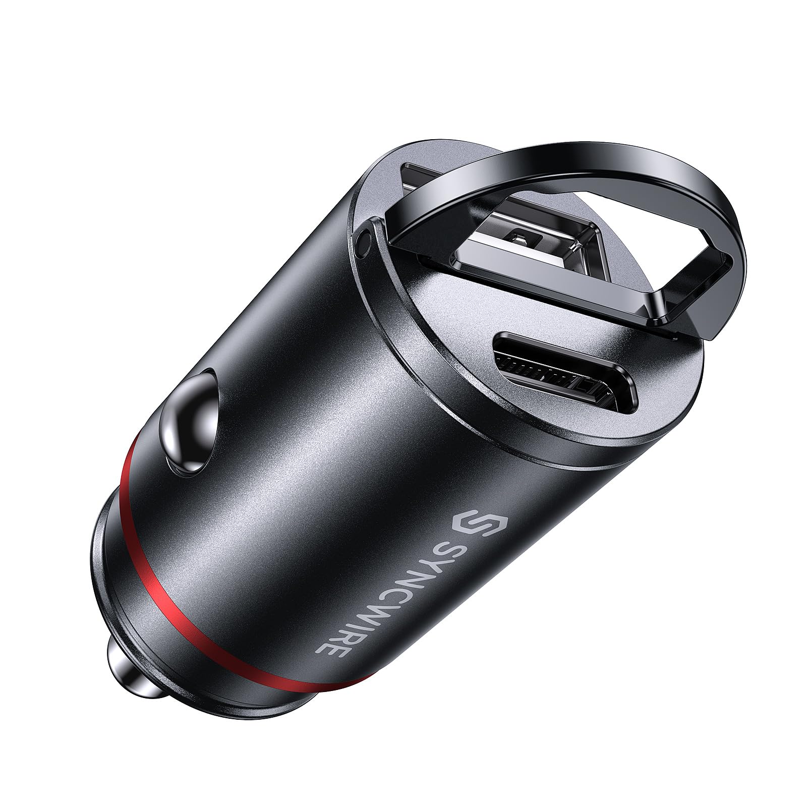 Syncwire USB C Car Charger - 60W PD & QC 3.0 Metal Fast Adapter