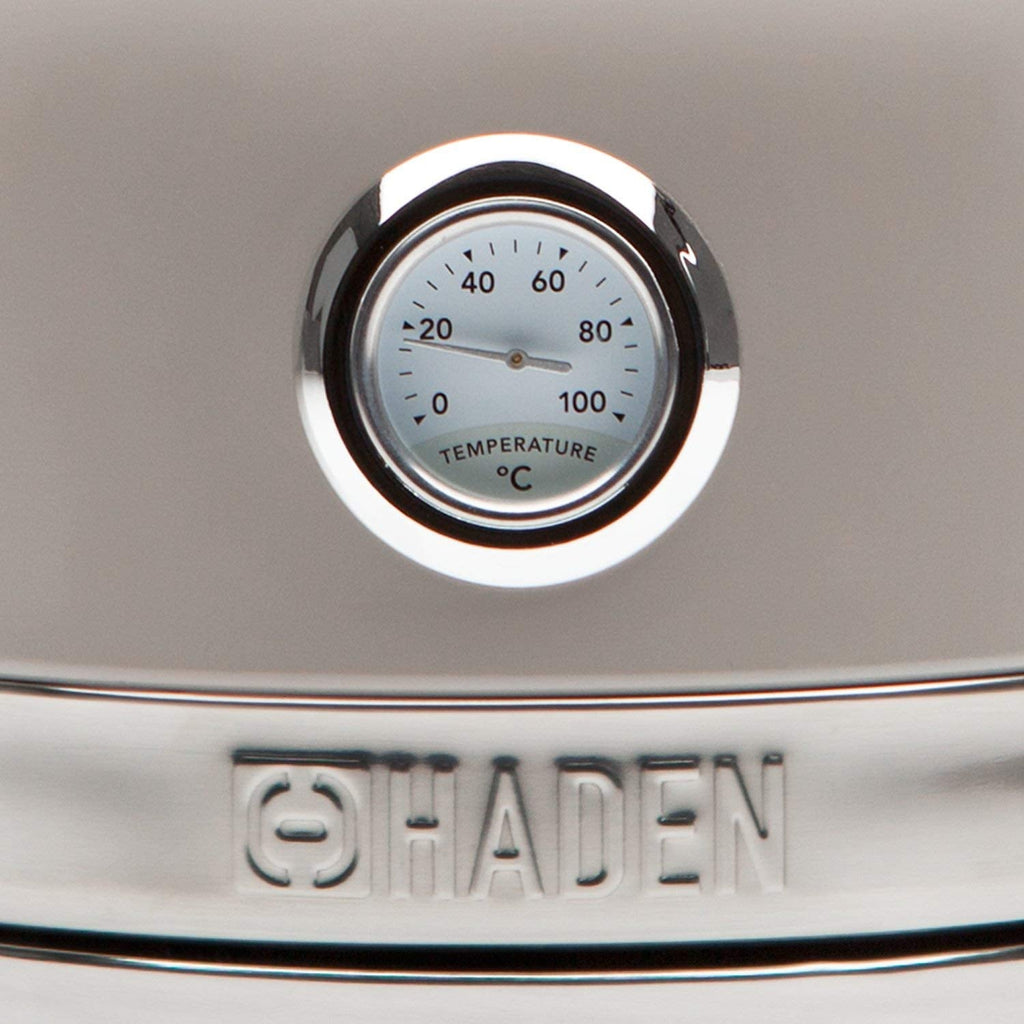 Haden Jersey Electric Kettle – 1.5L Rapid Boil Stainless Steel, Putty