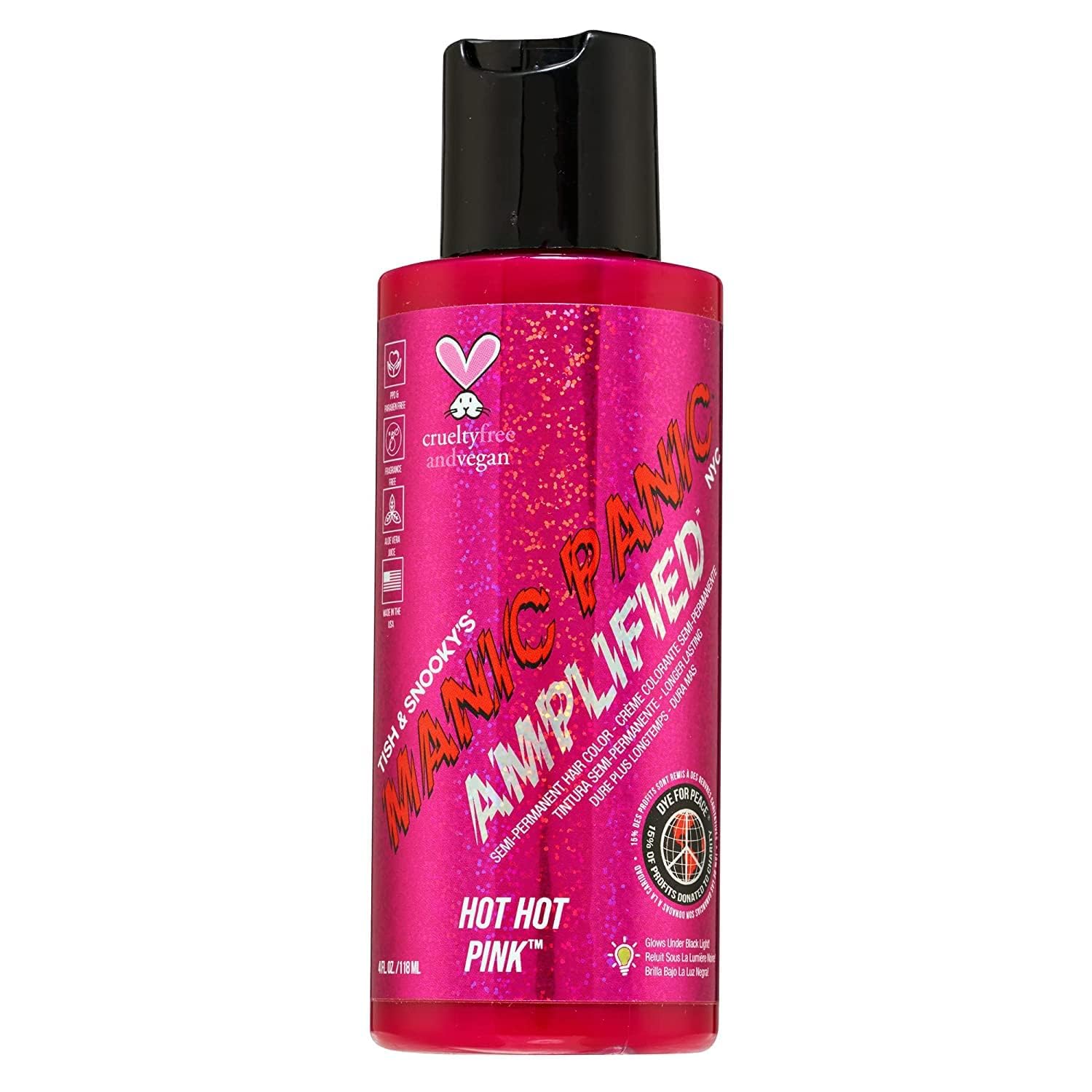 Manic Panic Amplified Semi-Permanent Hair Dye - Hot Hot Pink - 118ml