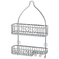 Simple Houseware Hanging Shower Caddy - Rust-Resistant Chrome Organizer
