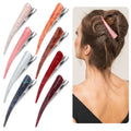 Acrylic Duckbill Hair Clips – 8 Pack Non-Slip Vintage Barrettes