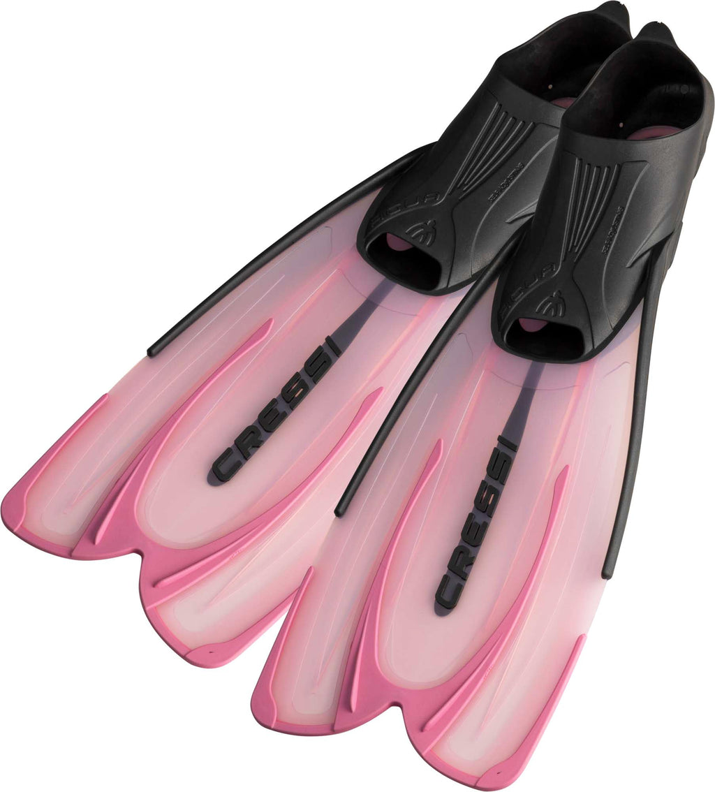 Cressi Agua Snorkeling and Diving Fins – Lightweight Pink, Size 35/36