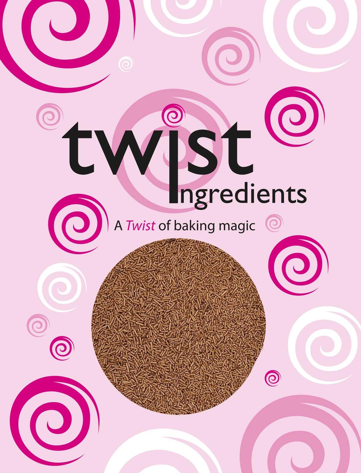 Twist Ingredients Vermicelli Light – Bulk Edible Cake Sprinkles 1kg