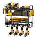 Mutool Wall Mount Power Tool Organizer - 4 Drill Holder & Tool Rack