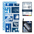 Microfibre Beach Towel – 200x90cm Sand-Free Quick Dry Blue