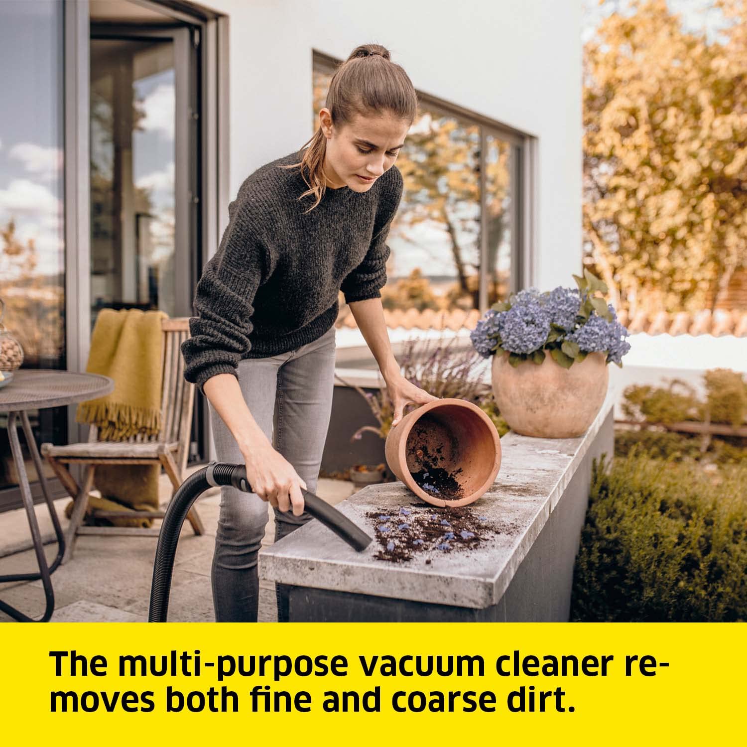 Kärcher WD 3 Wet & Dry Vacuum Cleaner – 1000W, 17L Plastic Container