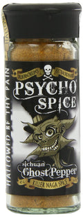 Psycho Spice Sichuan Ghost Pepper Naga Jolokia Seasoning - Pack of 2