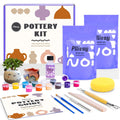 Pllieay Air Dry Clay Pottery Kit for Adults – 1kg Clay & Painting Set