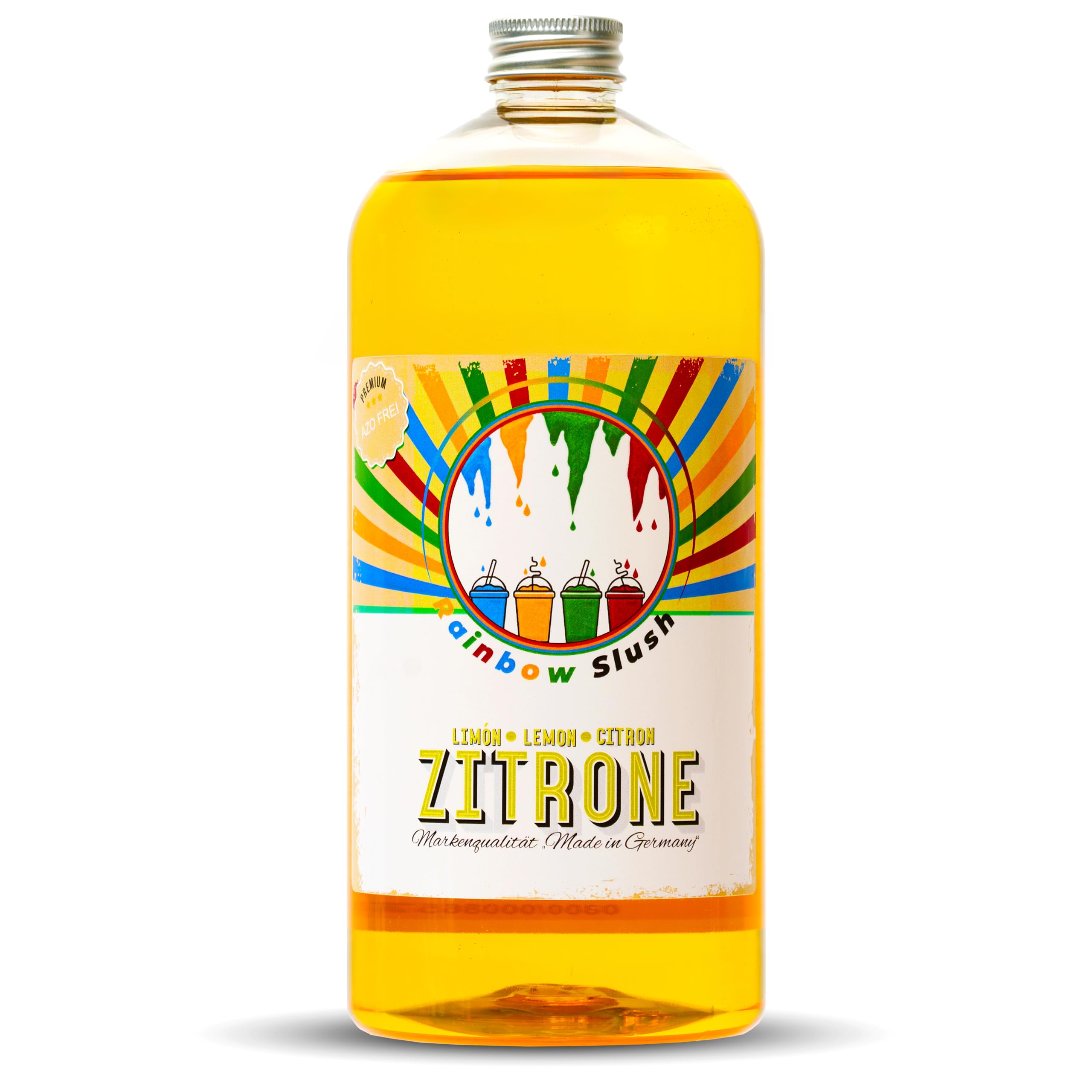 Rainbow Slush Lemon Syrup – 1L AZO-Free Slushy Maker Concentrate