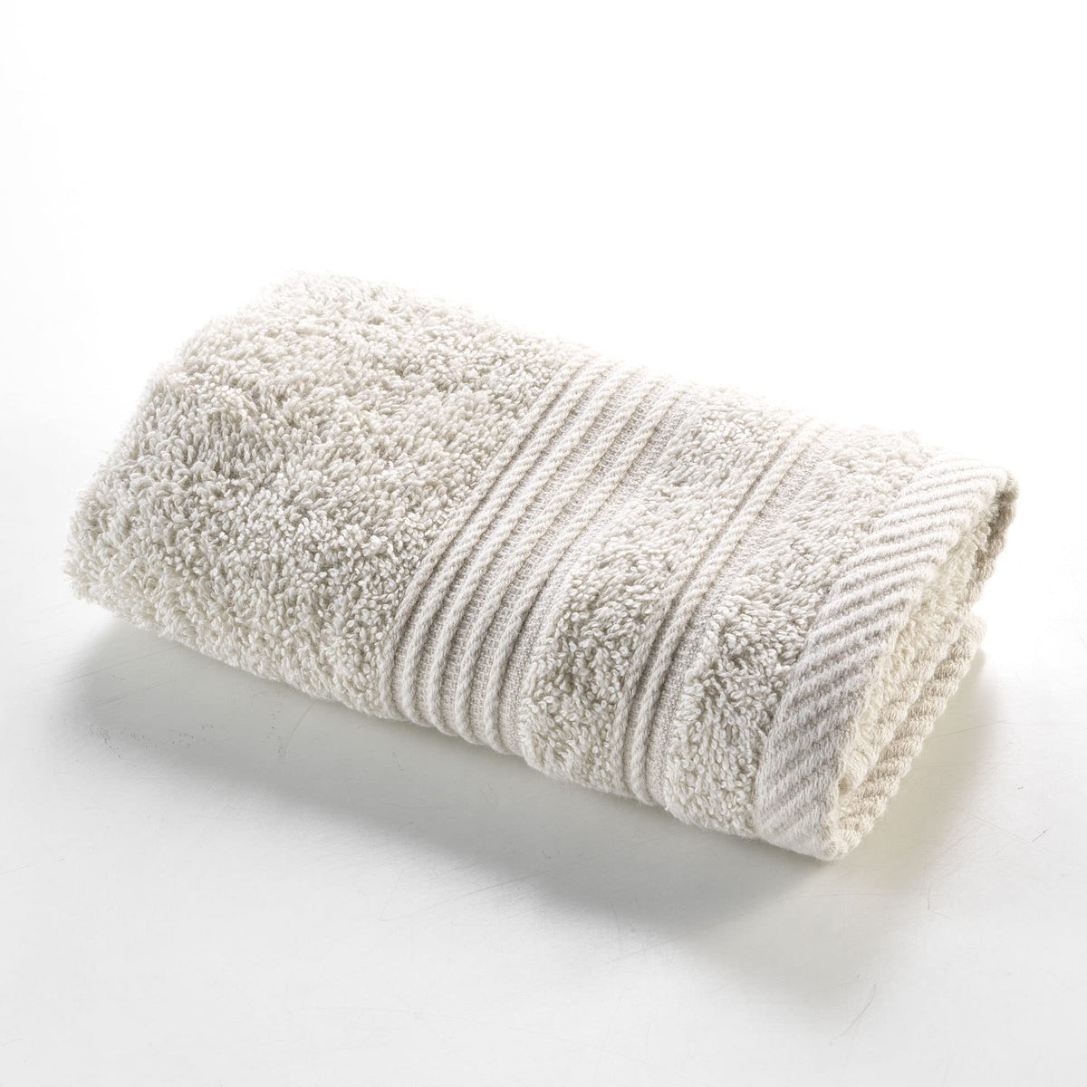 Douceur d'Intérieur, Tendresse Linen Guest Towel 30 x 50 cm Plain Terry Cloth