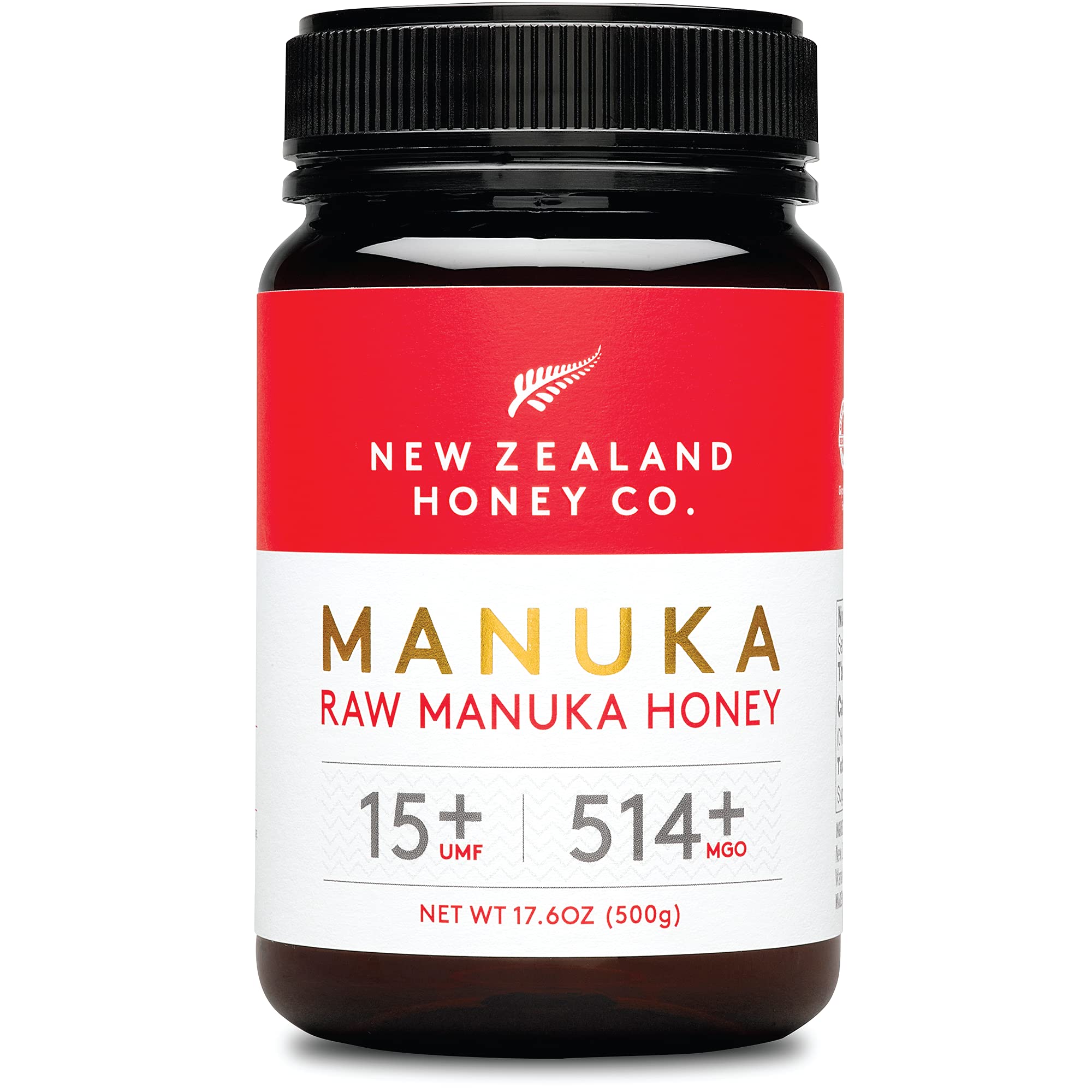New Zealand Honey Co. Raw Manuka Honey UMF 15+ MGO 514+ | 500g