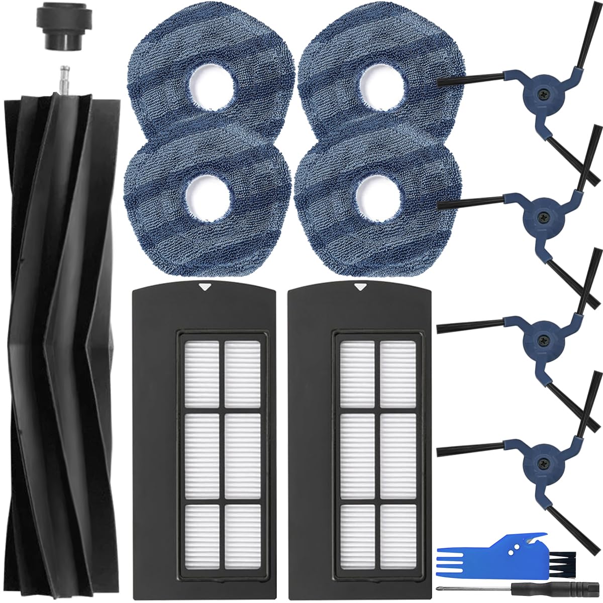 Eufy Clean X9 Pro Replacement Parts Kit – 11-Piece Accessory Set