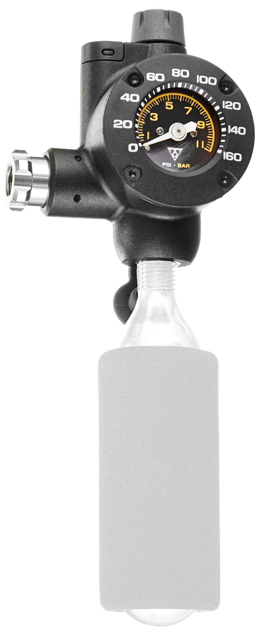 Topeak AirBooster G2 CO2 Inflator with Pressure Gauge – Presta & Schrader