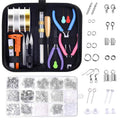 Anezus Jewelry Making Kit – 1070pc Tool Set with Pliers, Wire & Findings