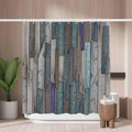 Jolof Store Old Wooden Texture Shower Curtain | Mold Resistant Polyester