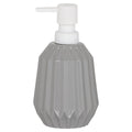 Sealskin Arte Soap Dispenser – Modern Grey Ceramic Geometric Design
